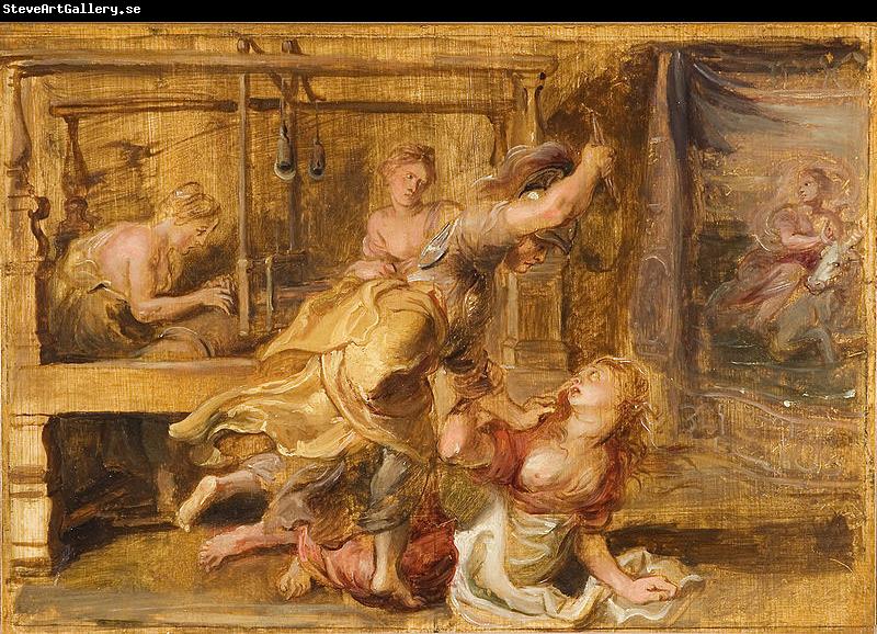 Peter Paul Rubens Pallas and Arachne